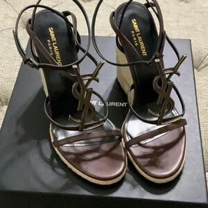 Saint Laurent Brown Women's Sandals
